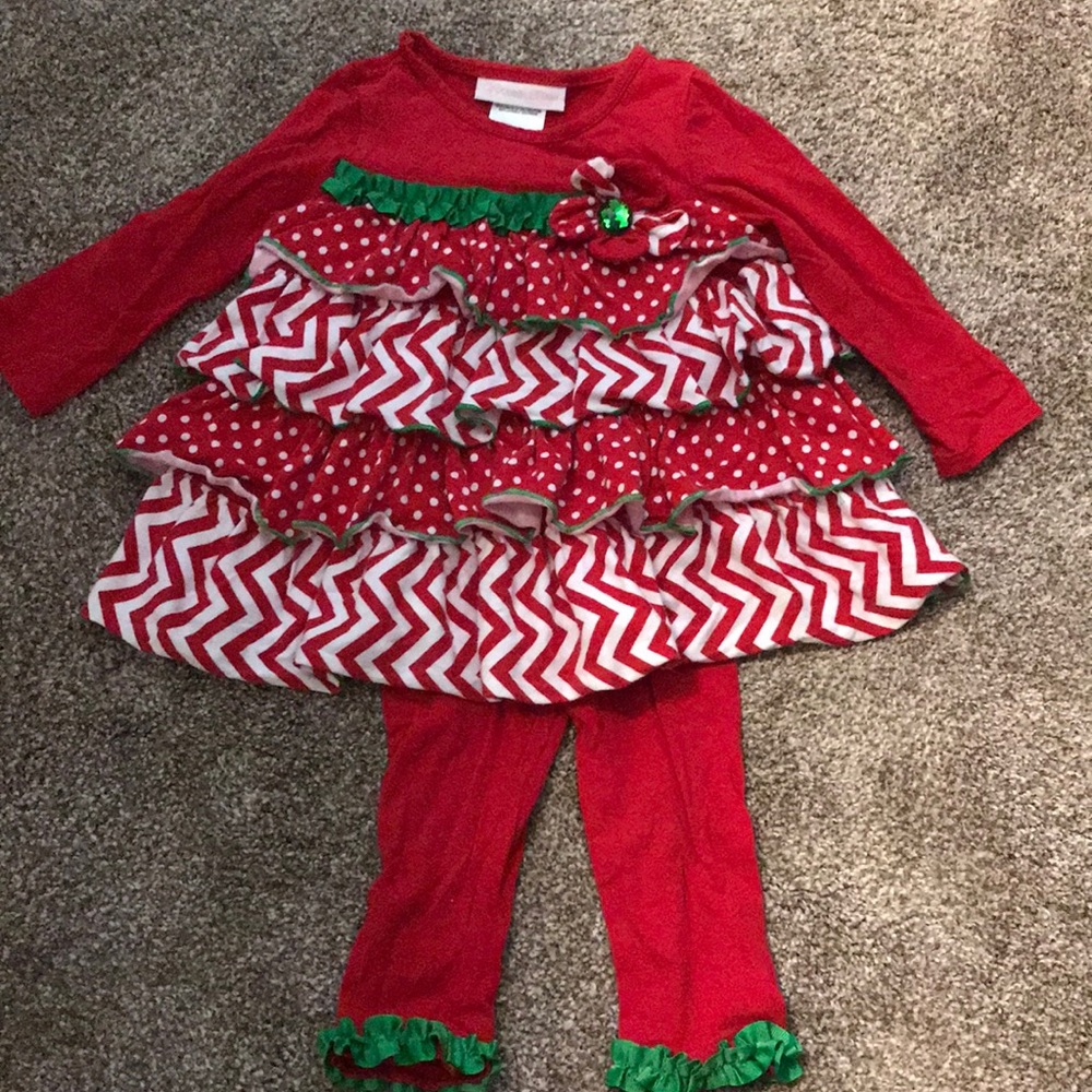Bonnie Baby Christmas outfit